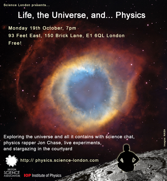 Life, the Universe and Physics e-flyer
